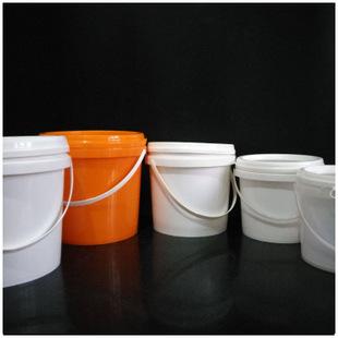 大量批发5l塑料桶 再生塑料注塑圆桶 带密封盖化工农药桶品质保证